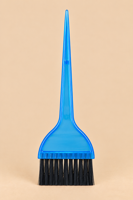Haarverfkwast Blauw met Puntsteel – Per Stuk – De HaarBoetiek