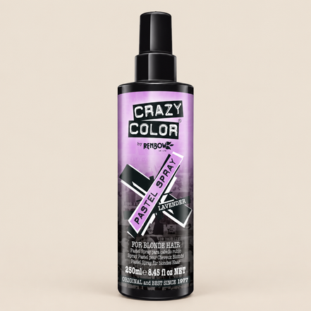 Crazy Color Lavender – Tijdelijke paarse kleurspray 250 ml – De HaarBoetiek
