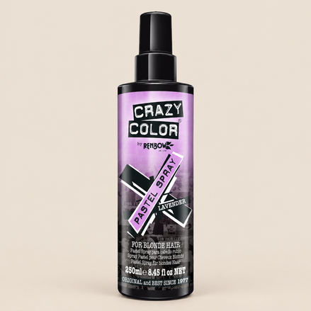 Crazy Color Lavender – Tijdelijke paarse kleurspray 250 ml – De HaarBoetiek