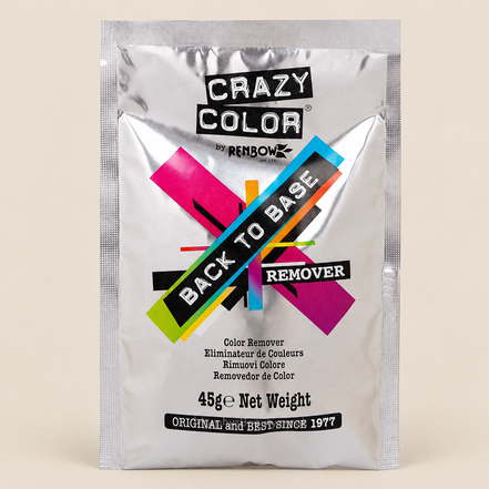 Crazy Color Back To Base – Kleurverwijderaar voor haarverf 45 g – De HaarBoetiek