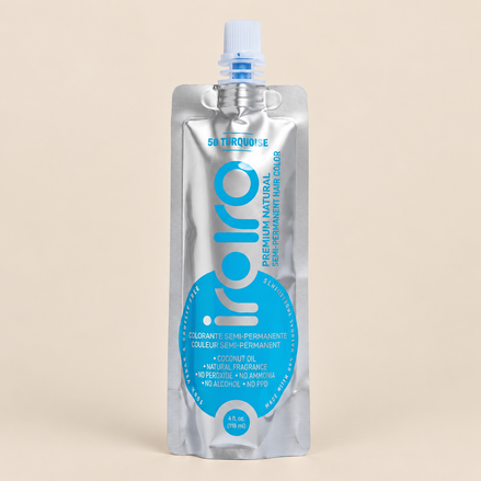 Iroiro 50 Turquoise – Turquoise semi-permanente haarverf 118 ml – De HaarBoetiek