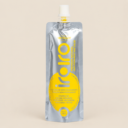 Iroiro 120 Yellow – Gele semi-permanente haarverf 118 ml – De HaarBoetiek