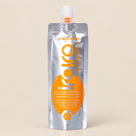 Iroiro 320 Neon Orange – Neonoranje semi-permanente haarverf 118 ml – De HaarBoetiek