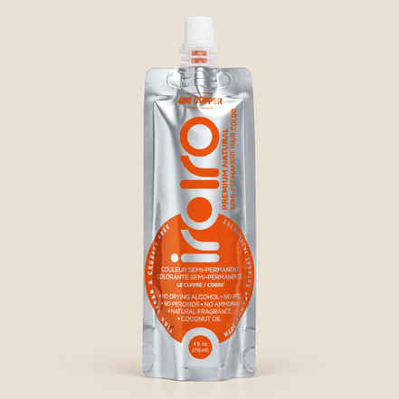 Iroiro 400 Copper – Koperkleurige semi-permanente haarverf 118 ml – De HaarBoetiek