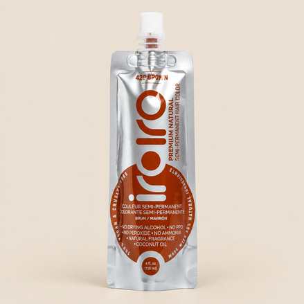 Iroiro 420 Brown – Bruine semi-permanente haarverf 118 ml – De HaarBoetiek
