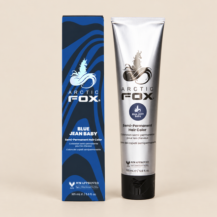 Arctic Fox Blue Jean Baby – Denimblauwe semi-permanente haarverf 165 ml – De HaarBoetiek