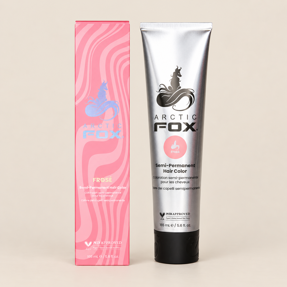 Arctic Fox Frose – Pastelroze semi-permanente haarverf 165 ml – De HaarBoetiek