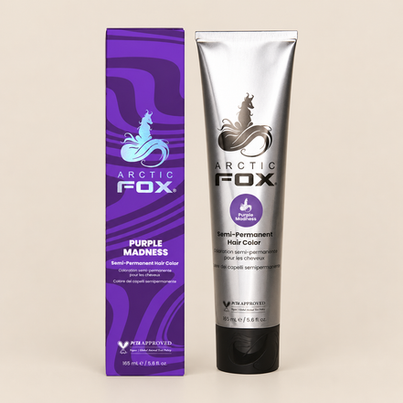 Arctic Fox Purple Madness – Paarse semi-permanente haarverf 165 ml – De HaarBoetiek