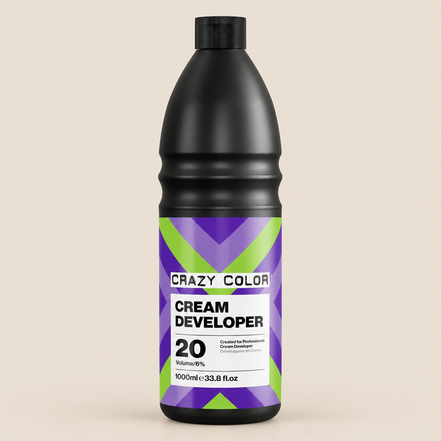 Crazy Color Cream Developer 20 Vol / 6% – Crème-oxidant 1000 ml – De HaarBoetiek
