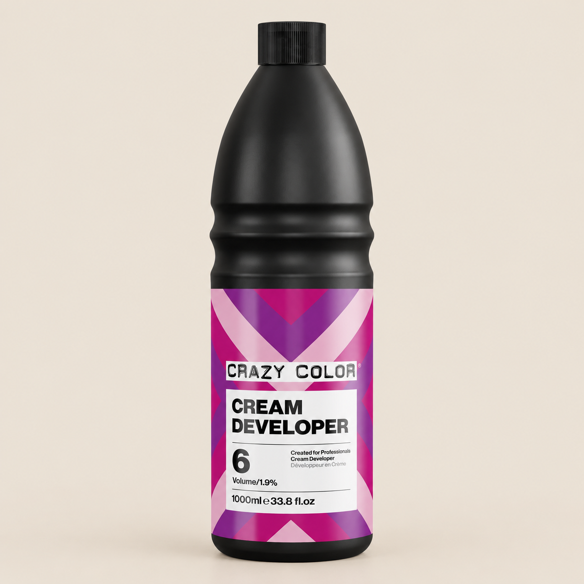Crazy Color Cream Developer 6 Vol / 1,9% – Crème-oxidant 1000 ml – De HaarBoetiek