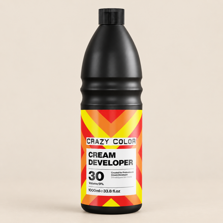 Crazy Color Cream Developer 30 Vol / 9% – Crème-oxidant 1000 ml – De HaarBoetiek