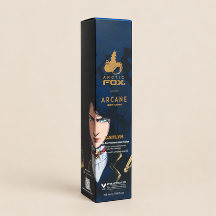 Arctic Fox x Arcane Caitlyn – Donkerblauwe semi-permanente haarverf 165 ml – De HaarBoetiek