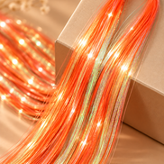 Hair Tinsel Neon Orange productfoto - de HaarBoetiek