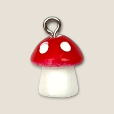 Haarbedel Paddenstoel Rood Wit