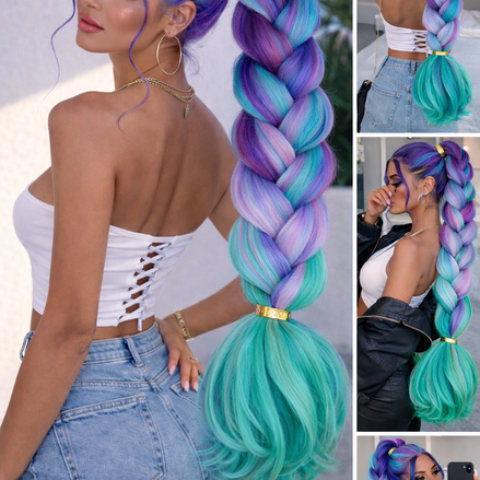 Invlecht haar mermaid mix bundel deal - De HaarBoetiek