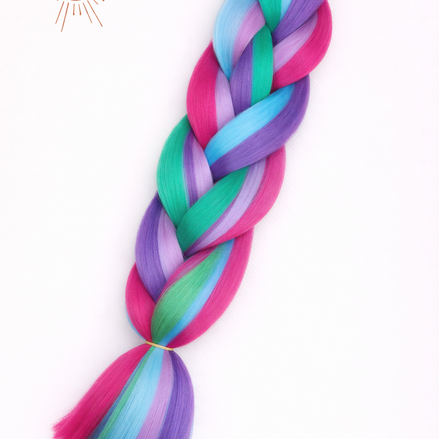Premium invlecht haar mermaid mix - De HaarBoetiek