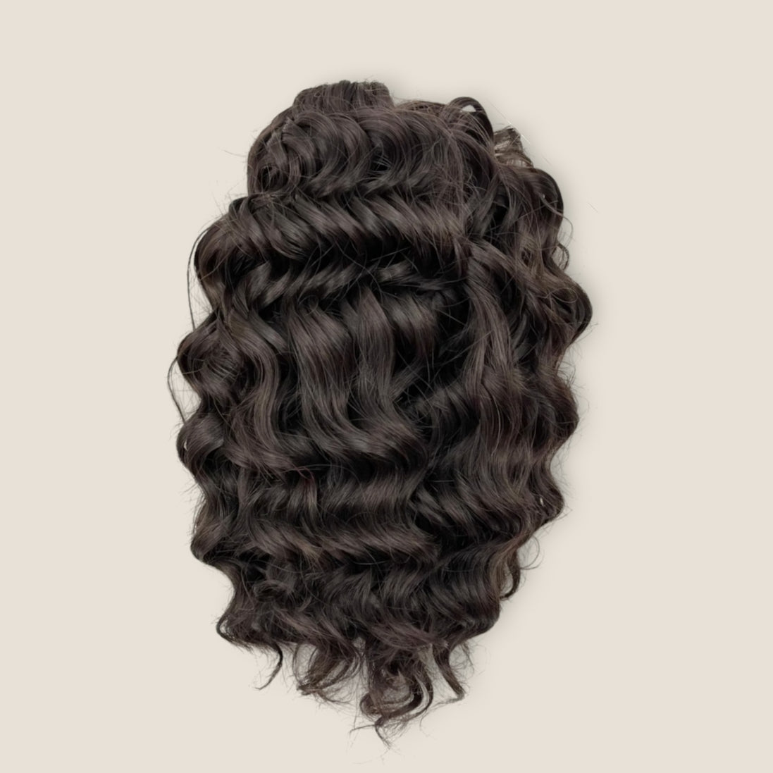 Jessica Krullend Invlechthaar 25 cm 200 g – Bruin 8 – De HaarBoetiek