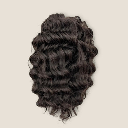 Jessica Krullend Invlechthaar 25 cm 200 g – Bruin 8 – De HaarBoetiek