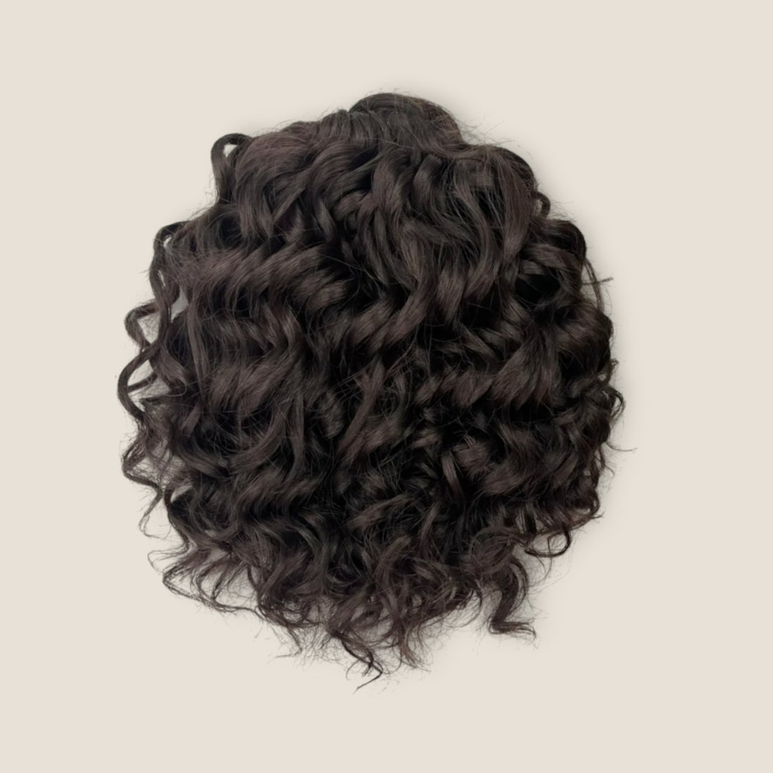 Jessica Krullend Invlechthaar 25 cm 200 g – Donkerbruin 4 – De HaarBoetiek