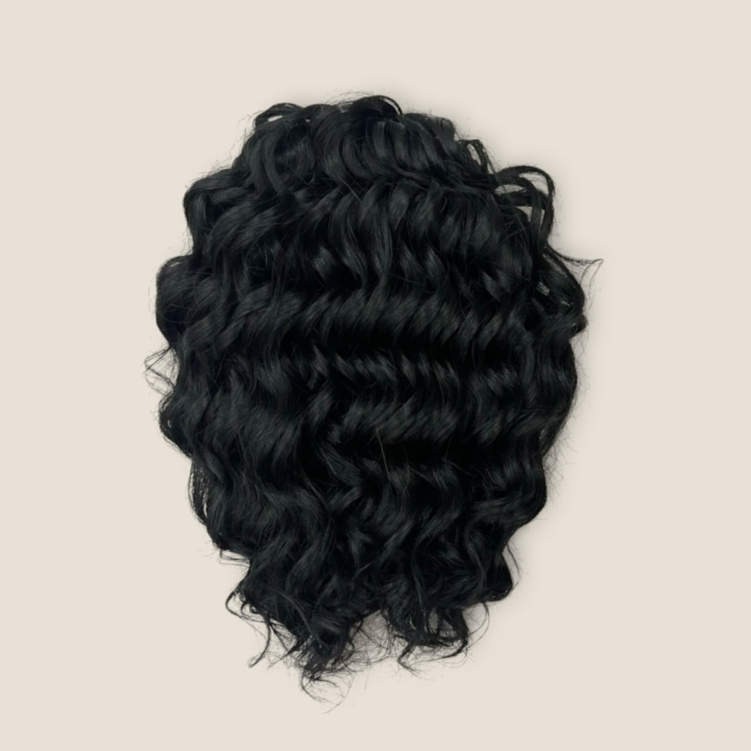 Jessica Krullend Invlechthaar 25 cm 200 g – Zwart 1 – De HaarBoetiek