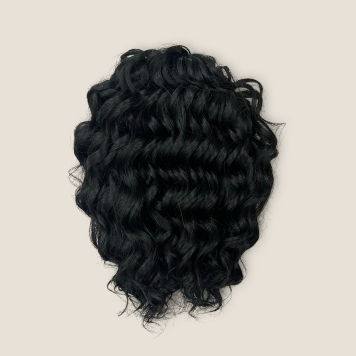 Jessica Krullend Invlechthaar 25 cm 200 g – Zwart 1 – De HaarBoetiek