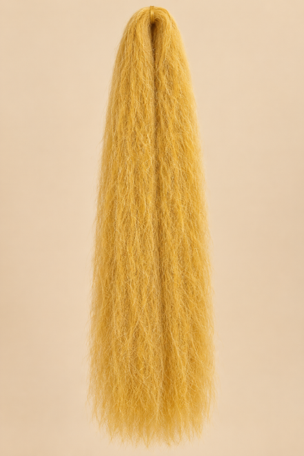 Jumbo Braid 100% Kanekalon Dream Girl 60 cm – T711 goudblond op beige achtergrond