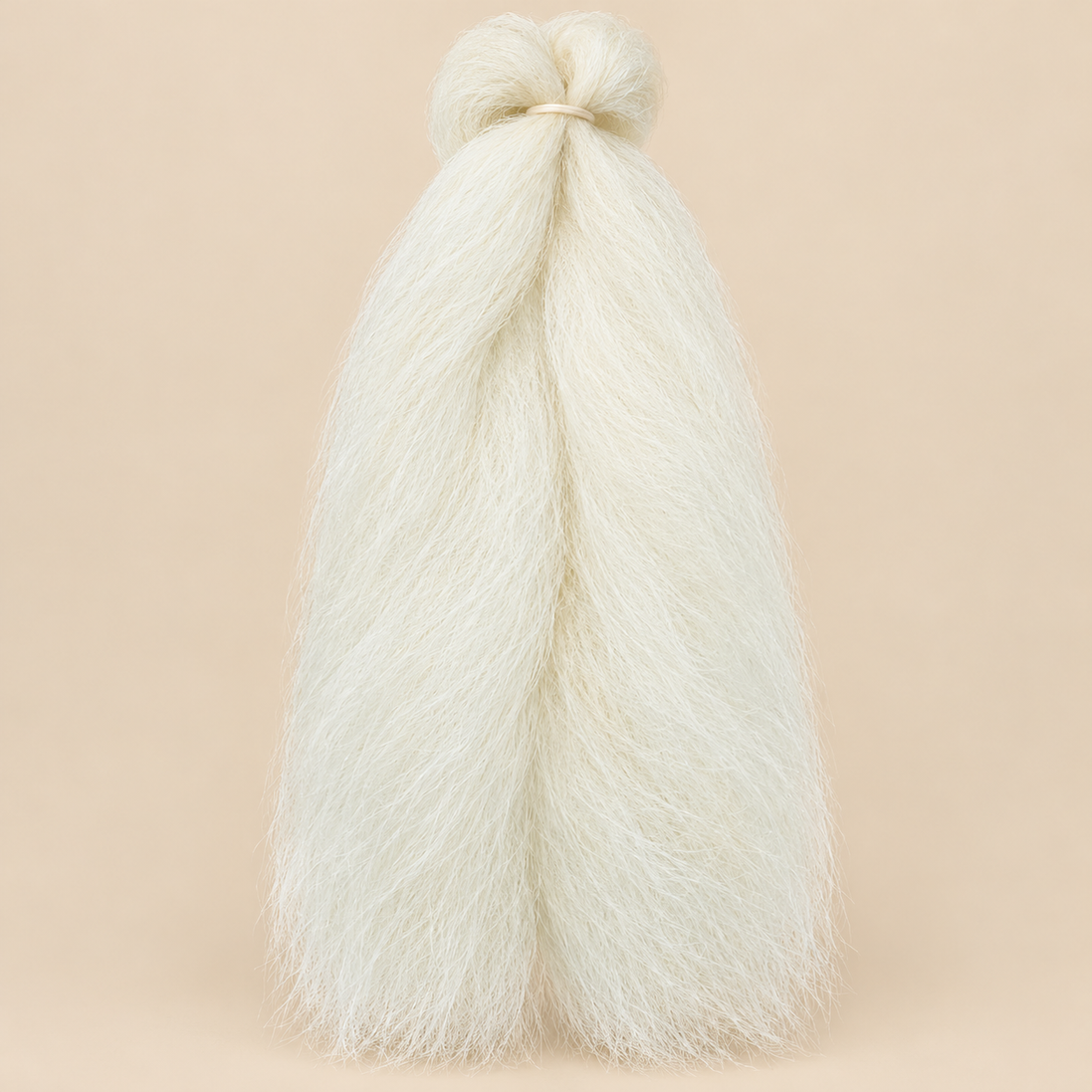 Jumbo Braid 100% Kanekalon BraidOrDie, kleur Pearl White, 60 cm, 85 gram
