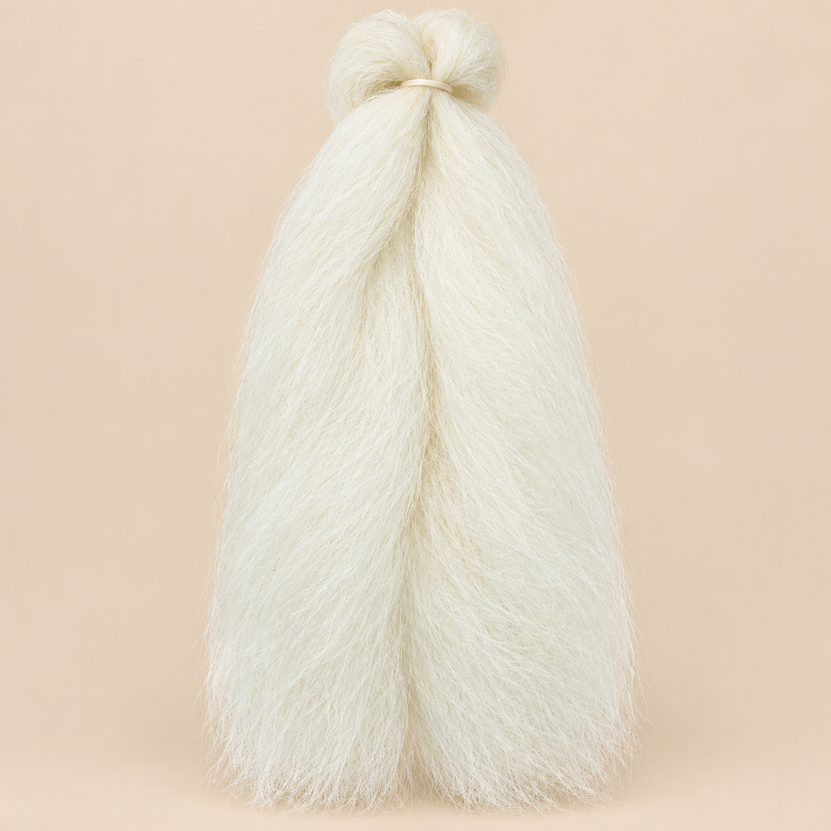Jumbo Braid 100% Kanekalon BraidOrDie, kleur Pearl White, 60 cm, 85 gram