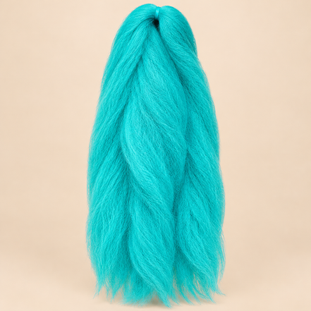 Jumbo Braid 100% Kanekalon BraidOrDie, kleur Turquoise, 60 cm, 85 gram