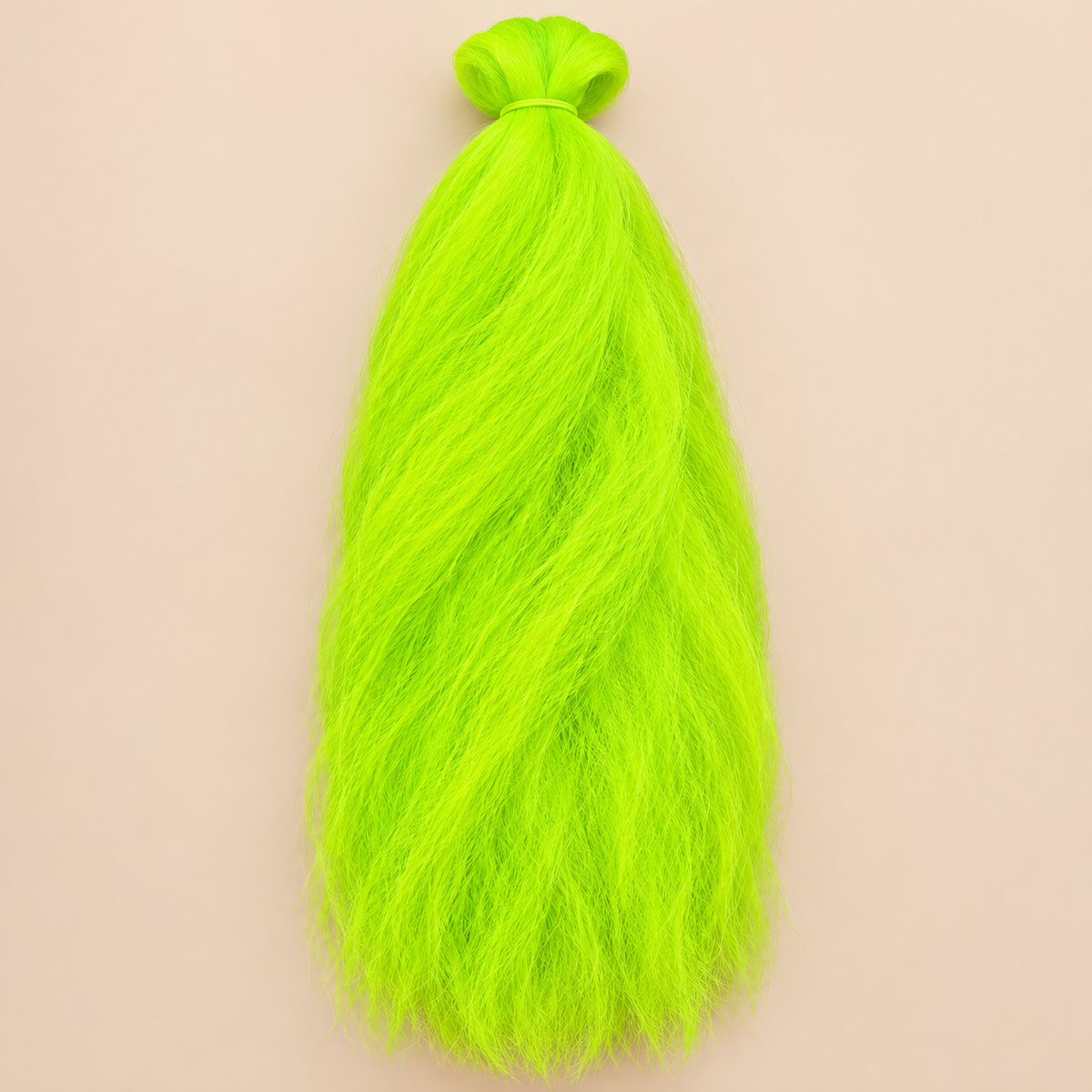 Jumbo Braid 100% Kanekalon BraidOrDie, kleur Acid Yellow, 60 cm, 85 gram