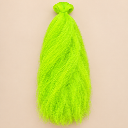Jumbo Braid 100% Kanekalon BraidOrDie, kleur Acid Yellow, 60 cm, 85 gram