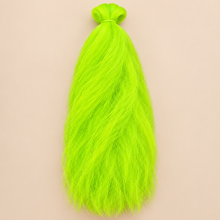 Jumbo Braid 100% Kanekalon BraidOrDie, kleur Acid Yellow, 60 cm, 85 gram