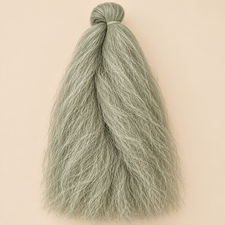 Jumbo Braid 100% Kanekalon BraidOrDie, kleur Misty Grey, 60 cm, 85 gram
