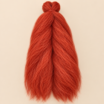 Jumbo Braid 100% Kanekalon BraidOrDie, kleur Strawberry Brown, 60 cm, 85 gram
