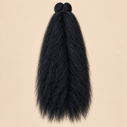 Jumbo Braid 100% Kanekalon BraidOrDie, kleur 1, beige achtergrond