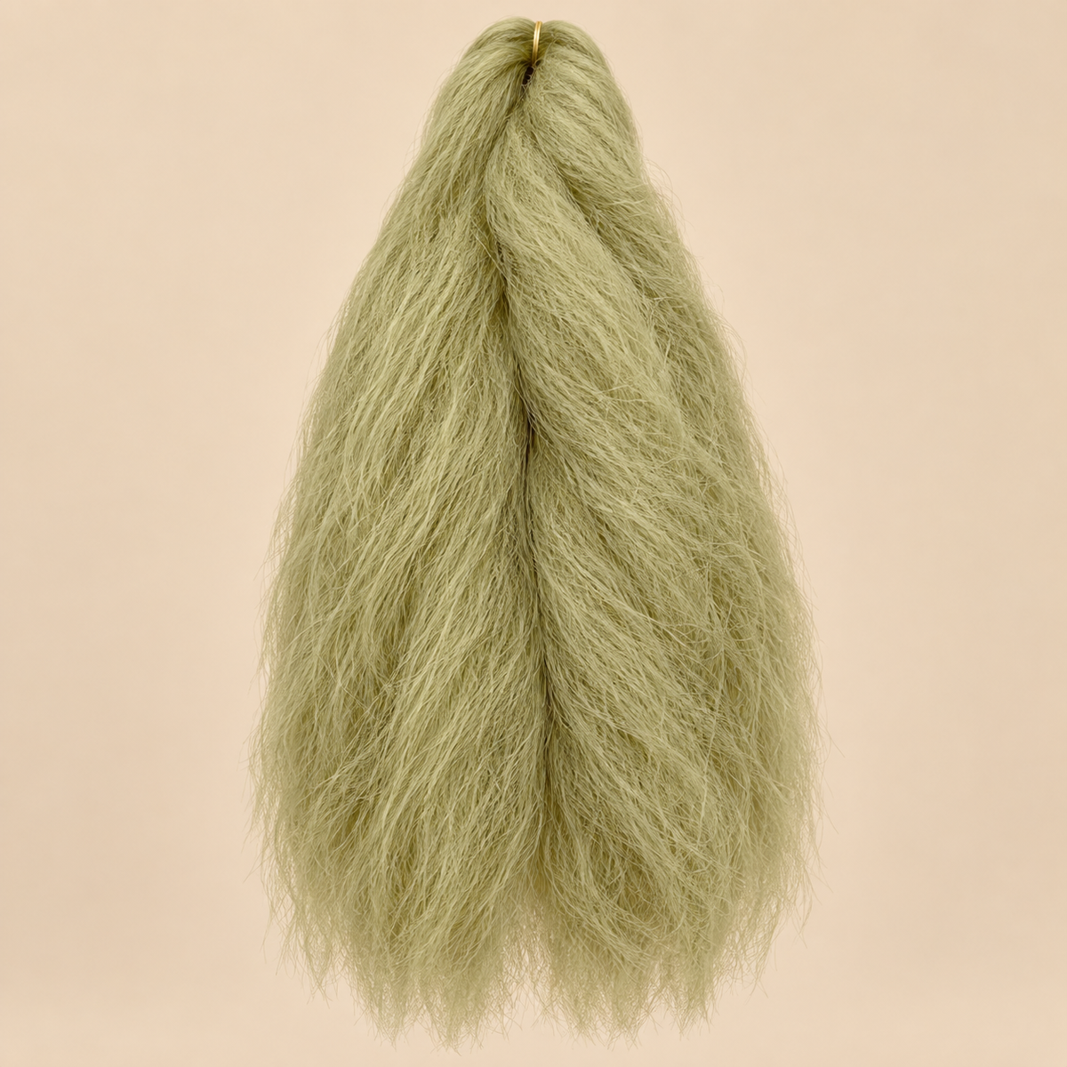 Jumbo Braid 100% Kanekalon BraidOrDie, kleur Sandy Blonde, beige achtergrond