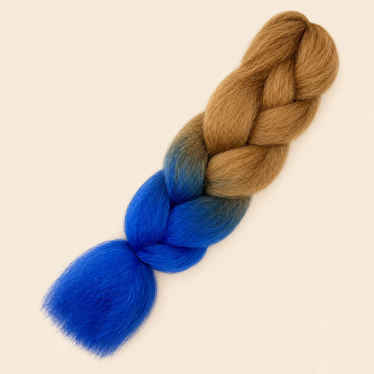 Jumbo Braid 100% Kanekalon BraidOrDie, kleur 27/L-Blue, 65 cm, 100 gram