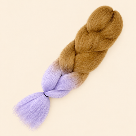 Jumbo Braid 100% Kanekalon BraidOrDie, kleur 27/Lavender, 65 cm, 100 gram