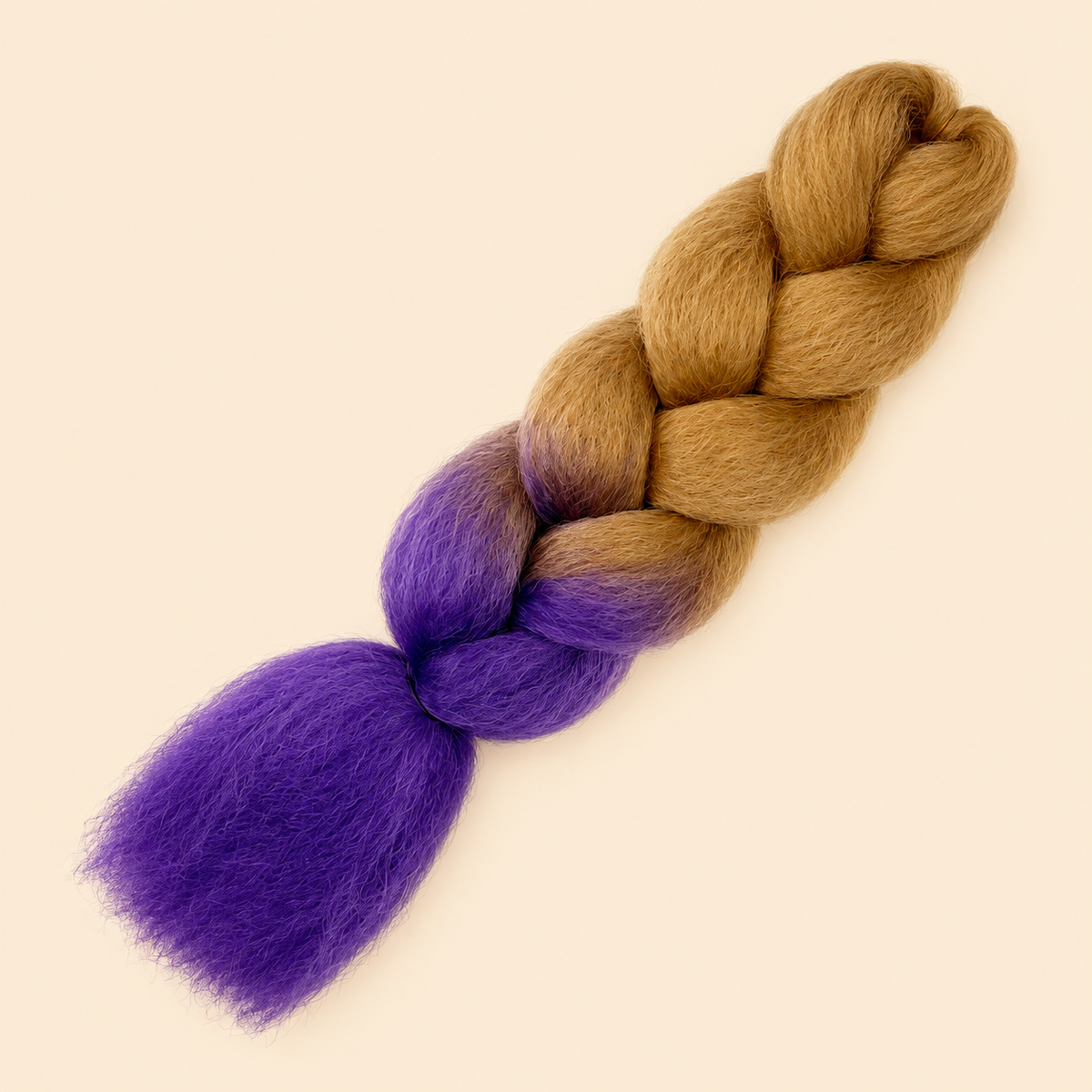 Jumbo Braid 100% Kanekalon BraidOrDie, kleur 27/L-Purple, 65 cm, 100 gram