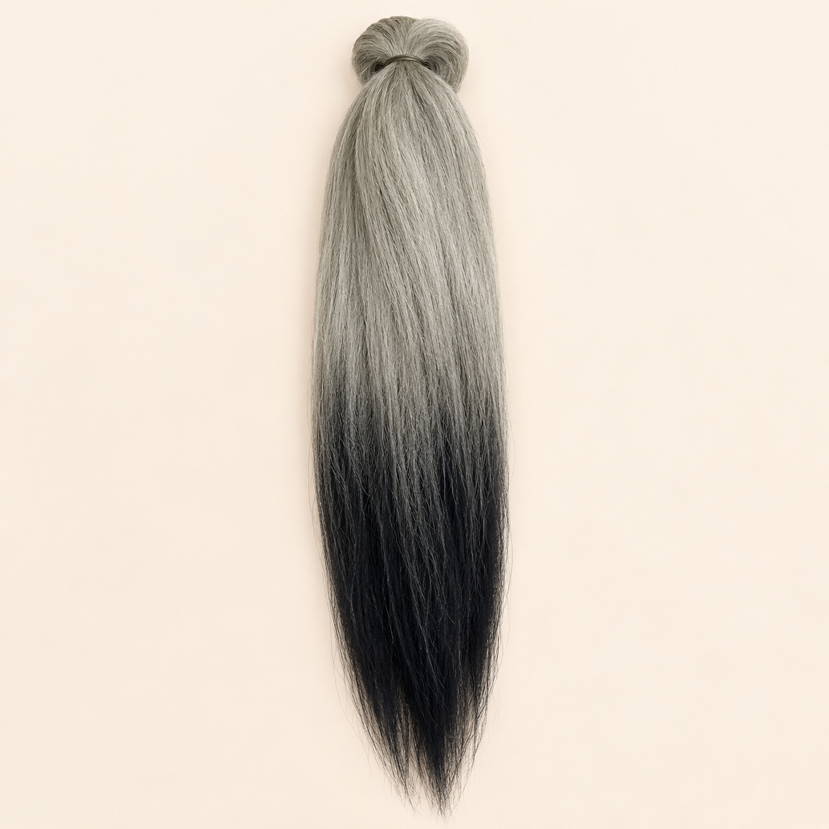 Jumbo Braid Pre-Stretched RastAfri 65 cm – Staalgrijs-zwart (BT.SteelGray/1B) – De HaarBoetiek
