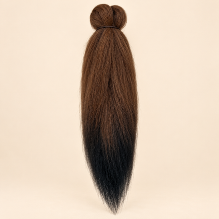 Jumbo Braid Pre-Stretched RastAfri 65 cm – Kastanjebruin-zwart (BT30/1B) – De HaarBoetiek