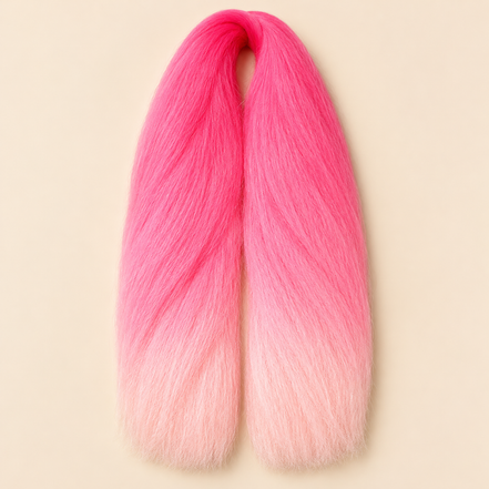 Jumbo Braid BraidOrDie 60 cm – Felroze-lichtroze (OmHotPink/Pink) – De HaarBoetiek