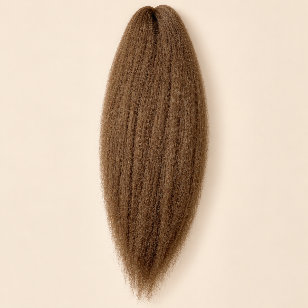 Jumbo Braid Pre-Stretched BraidOrDie 70 cm – 10 middenbruin op beige achtergrond