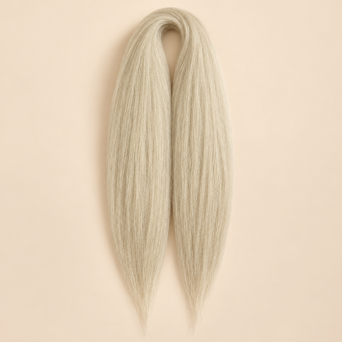 Jumbo Braid Pre-Stretched BraidOrDie 70 cm – Platinablond (Platinum Blonde) – De HaarBoetiek