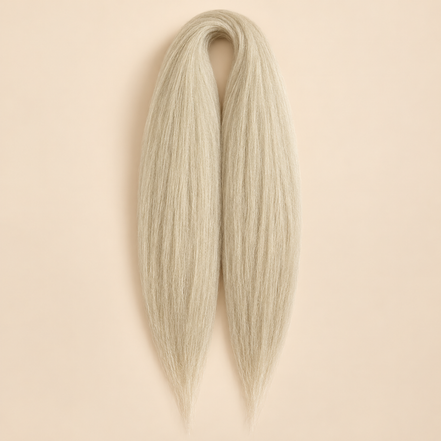 Jumbo Braid Pre-Stretched BraidOrDie 70 cm – Platinablond (Platinum Blonde) – De HaarBoetiek