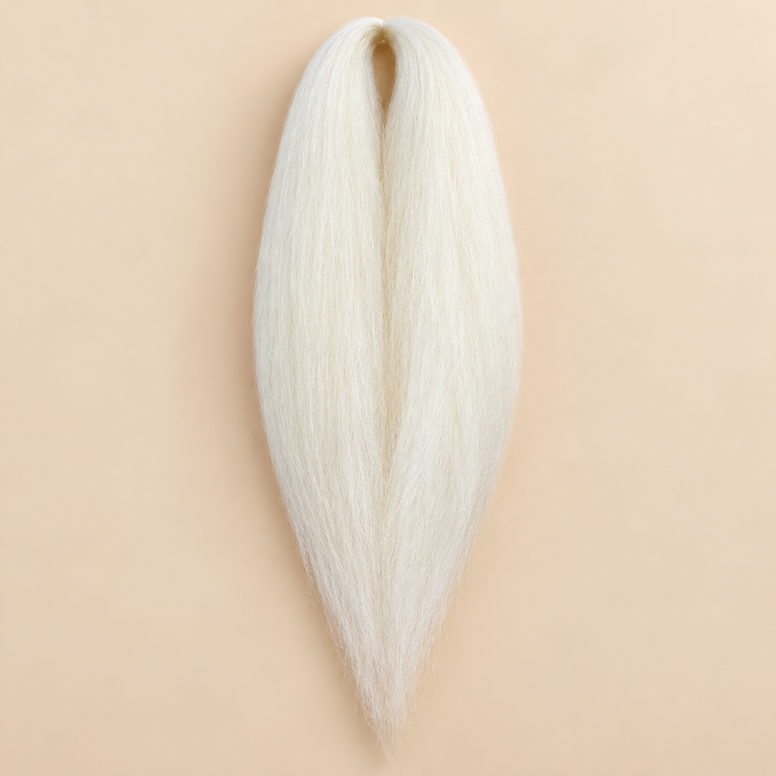 Jumbo Braid Pre-Stretched BraidOrDie 70 cm – Parelwit (Pear White) – De HaarBoetiek
