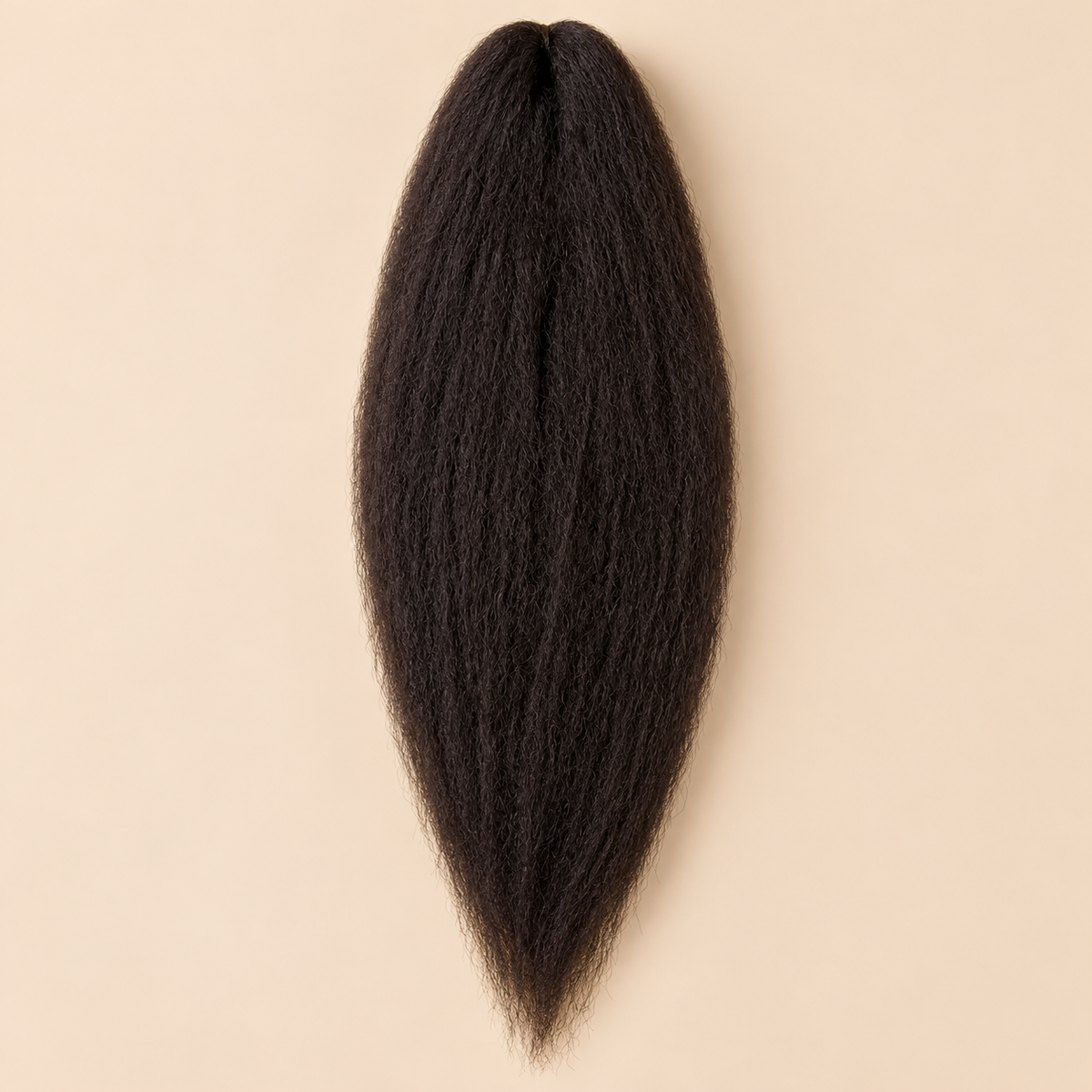 Jumbo Braid Pre-Stretched BraidOrDie 70 cm – 3 donkerbruin op beige achtergrond