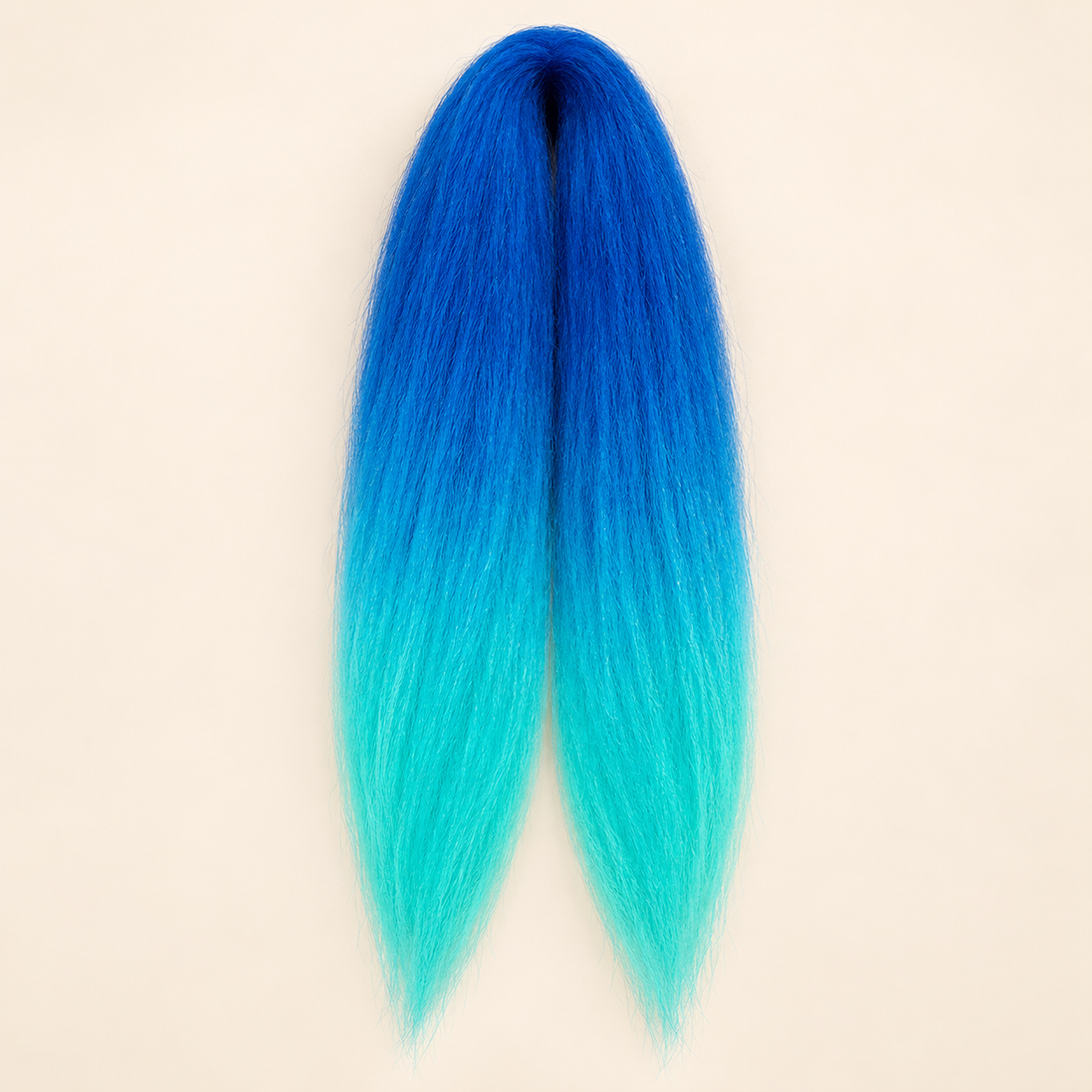 Jumbo Braid Pre-Stretched BraidOrDie 70 cm – Blauw-turquoise (T-Blue/Turquoise) – De HaarBoetiek