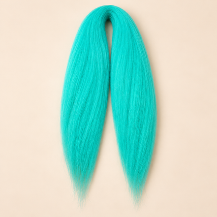 Jumbo Braid Pre-Stretched BraidOrDie 70 cm – Turkoois (Turquoise) – De HaarBoetiek