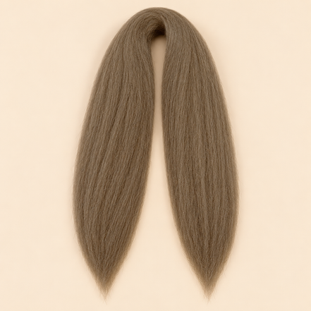 Jumbo Braid Pre-Stretched BraidOrDie 70 cm – Asbruin (Ash Brown) – De HaarBoetiek